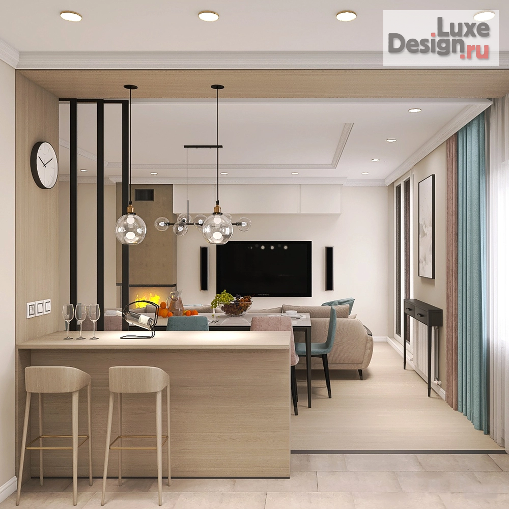 Дизайн интерьера трехкомнатной квартиры "Трехкомнатная квартира для семьи с двумя детьми и бабушкой" (фото 8)