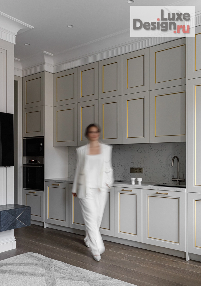 Дизайн интерьера двухкомнатной квартиры "Квартира на Новинском бульваре" (фото 7)