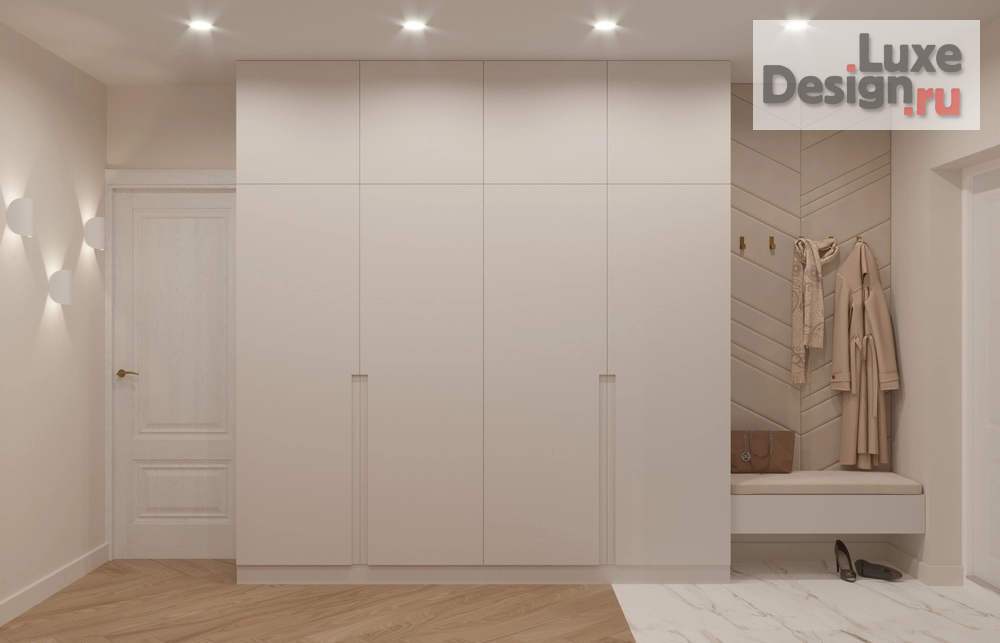 Дизайн интерьера трехкомнатной квартиры " ТРЕХКОМНАТНАЯ КВАРТИРА В ЖК «КРЫЛЬЯ»" (фото 19)