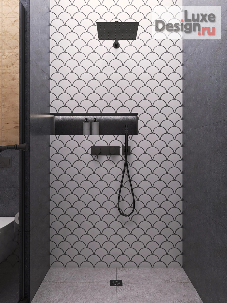 Дизайн интерьера двухкомнатной квартиры "Апартаменты в бетоне" (фото 5)