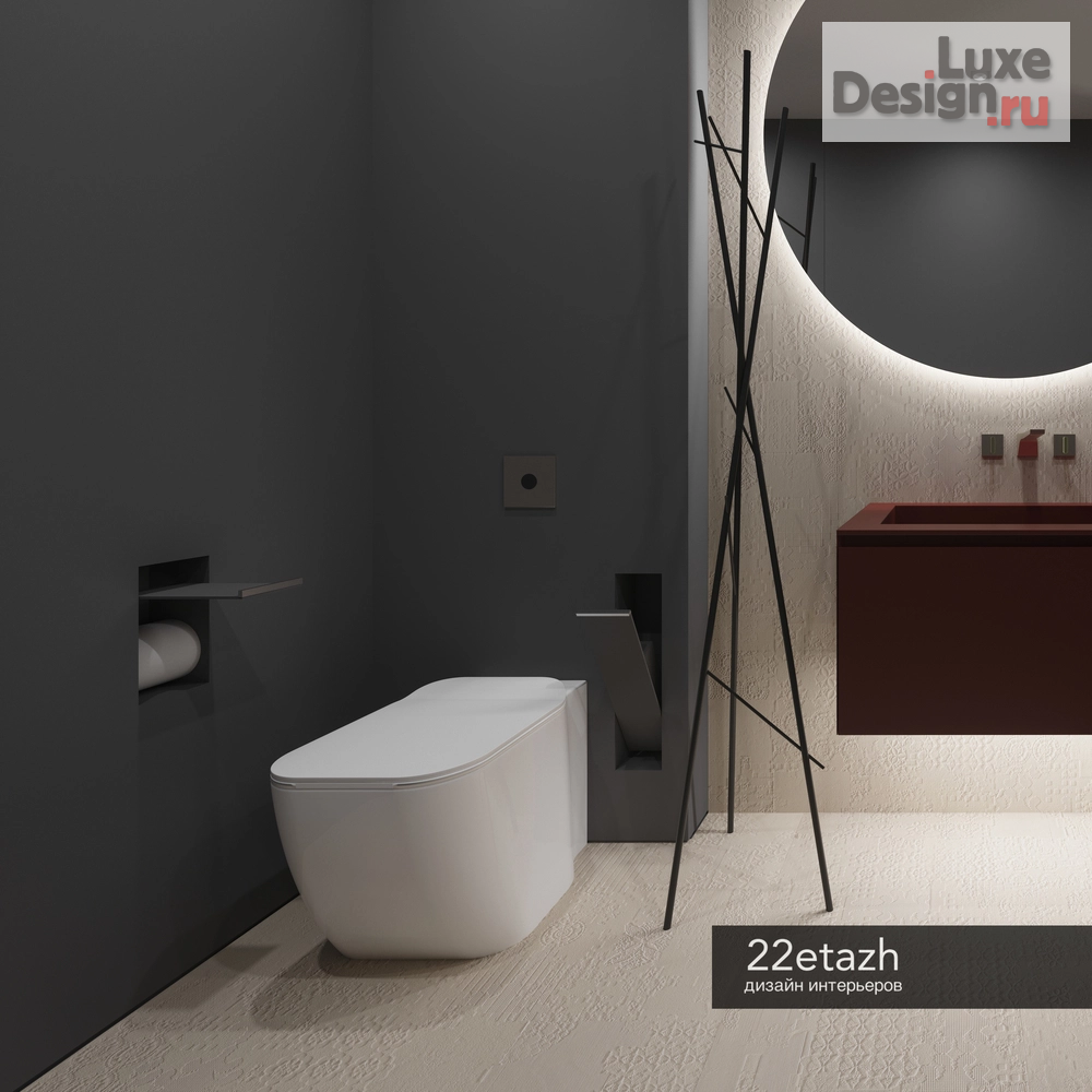 Дизайн интерьера трехкомнатной квартиры "Проект квартиры в ЖК "Хорошевский"" (фото 10)