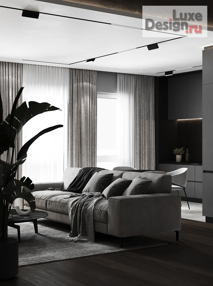 Дизайн интерьера трехкомнатной квартиры "ЖК Отрада-1, Красногорс" (фото 9) от дизайнера Мартынов Владимир Дизайн интерьера трехкомнатной квартиры "ЖК Отрада-1, Красногорс" (фото 9)