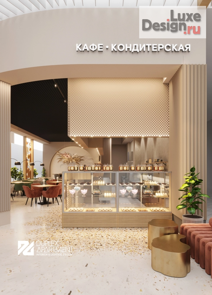 Дизайн интерьера кафе "Кафе-кондитерская" (фото 8)