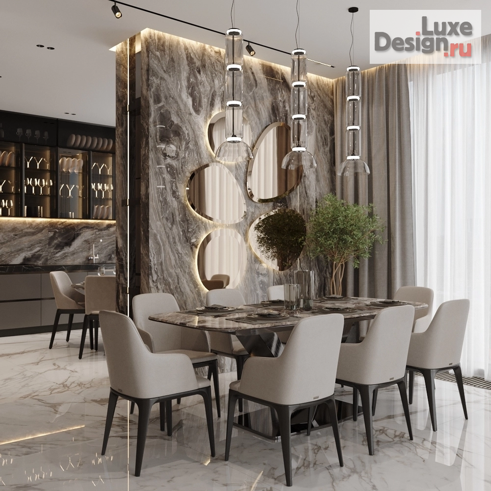 Дизайн интерьера четырехкомнатной квартиры "МФК Capital Towers, 155м.кв." (фото 1)