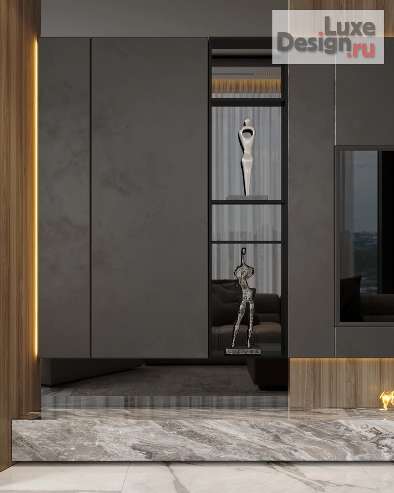 Дизайн интерьера четырехкомнатной квартиры "МФК Capital Towers, 155м.кв." (фото 17)