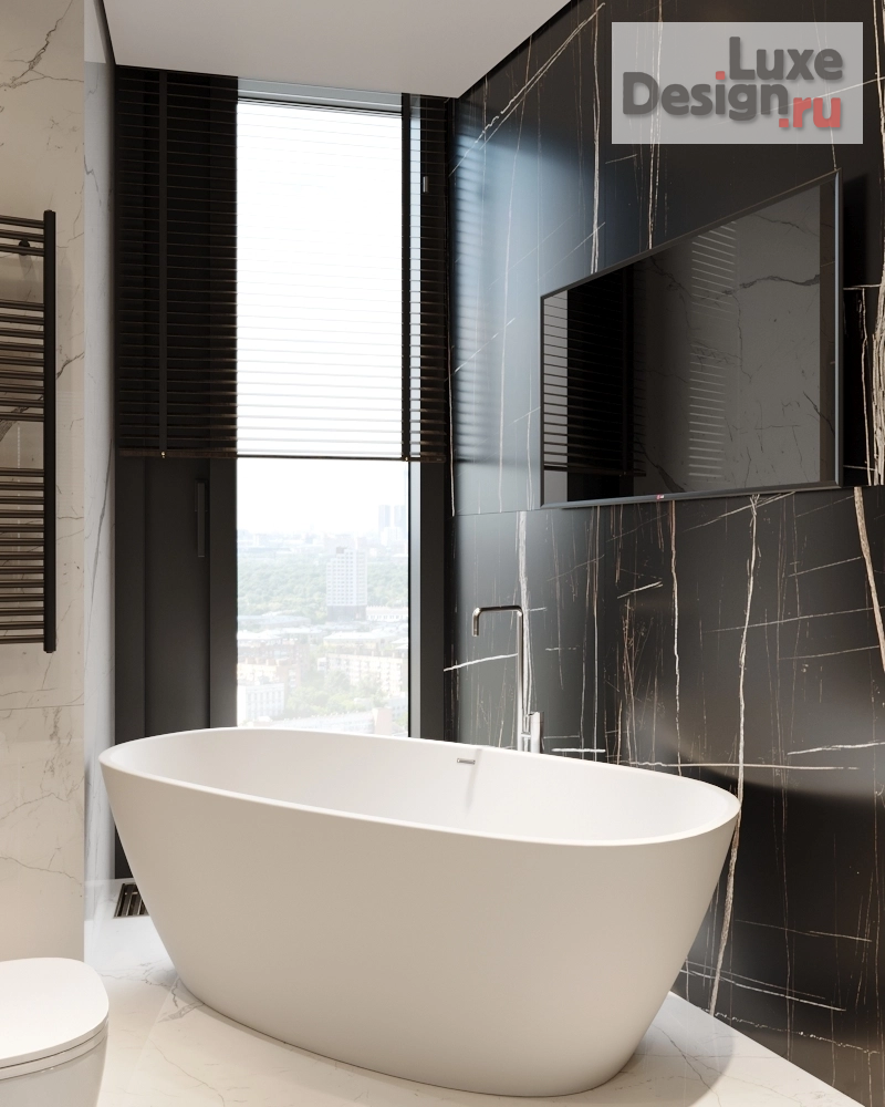 Дизайн интерьера четырехкомнатной квартиры "МФК Capital Towers, 155м.кв." (фото 28)