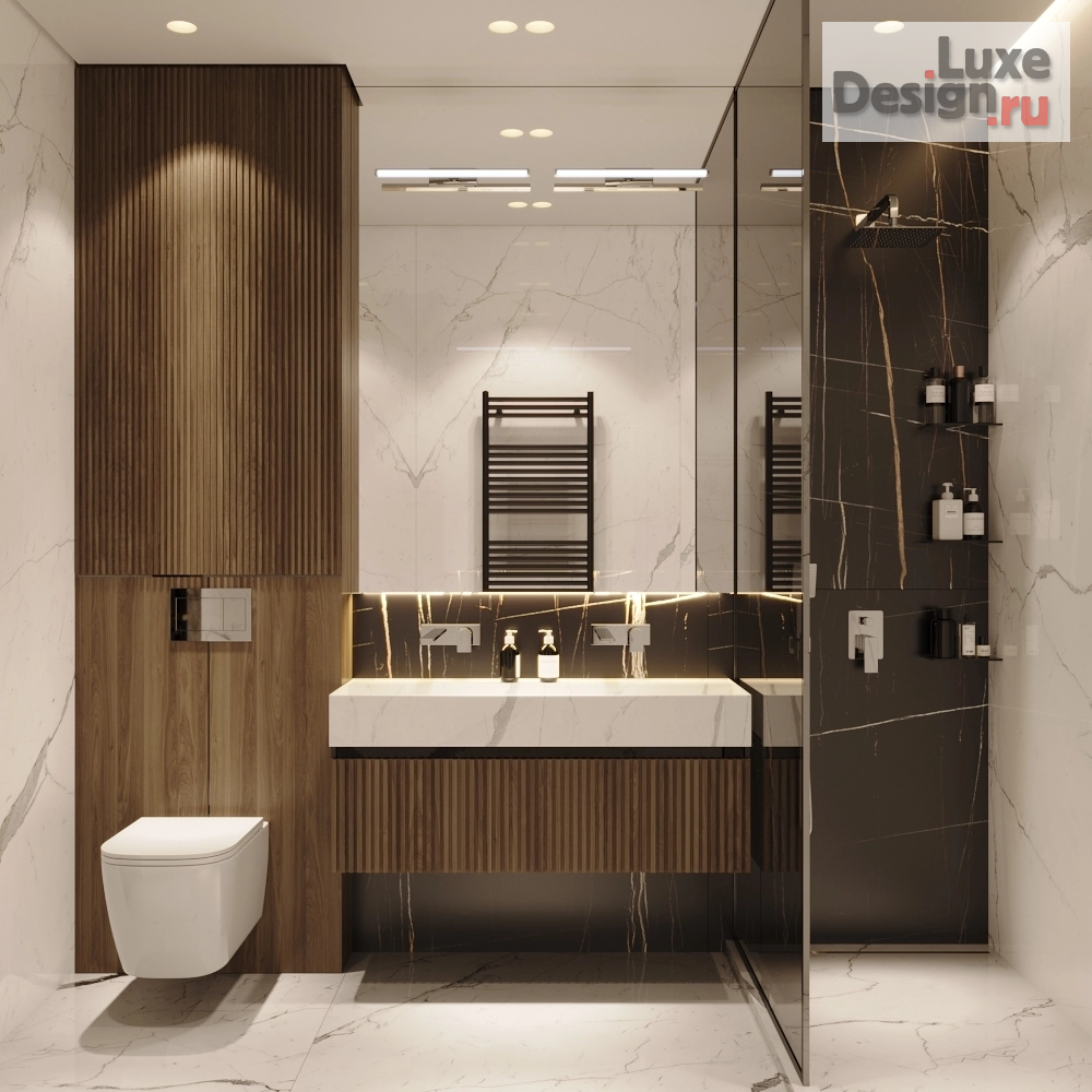 Дизайн интерьера четырехкомнатной квартиры "МФК Capital Towers, 155м.кв." (фото 29)