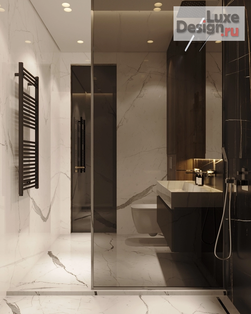 Дизайн интерьера четырехкомнатной квартиры "МФК Capital Towers, 155м.кв." (фото 31)