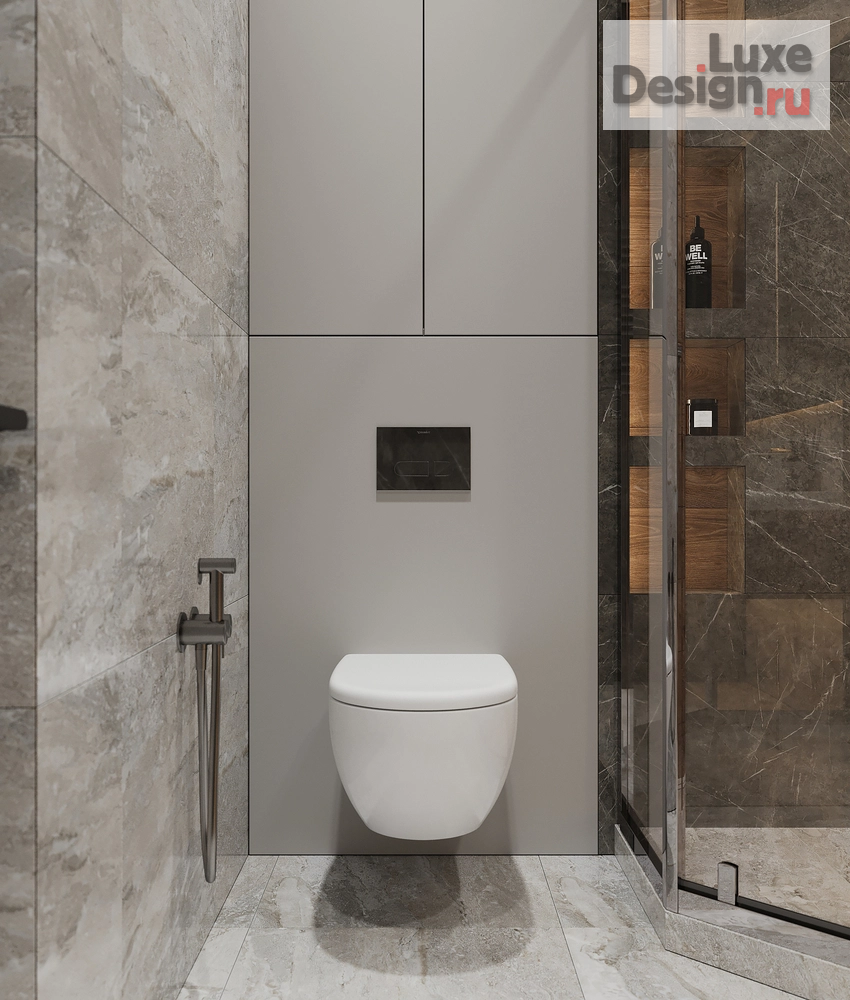 Дизайн интерьера трехкомнатной квартиры "ЖК Событие, 104м.кв." (фото 42)