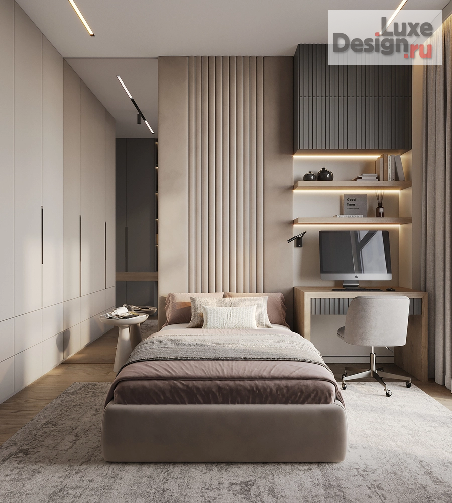 Дизайн интерьера трехкомнатной квартиры "ЖК Событие, 104м.кв." (фото 22)