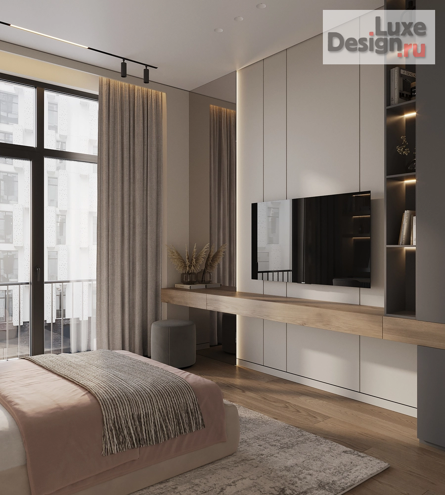 Дизайн интерьера трехкомнатной квартиры "ЖК Событие, 104м.кв." (фото 24)