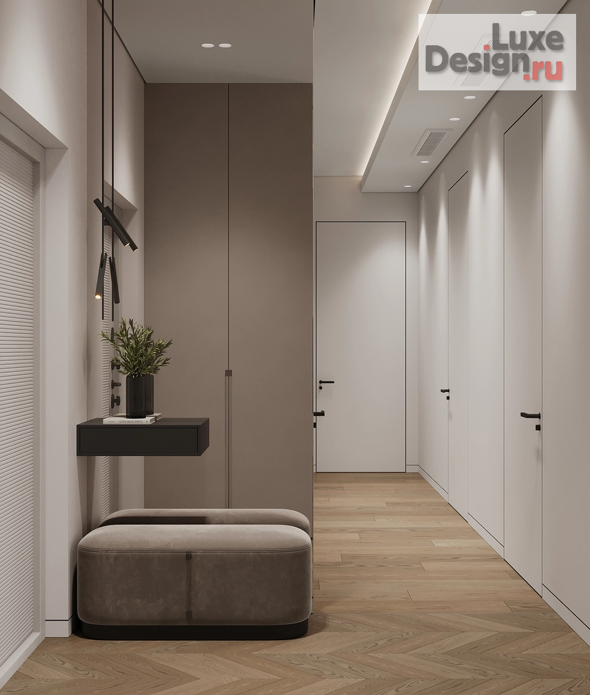 Дизайн интерьера трехкомнатной квартиры "ЖК Событие, 104м.кв." (фото 44)