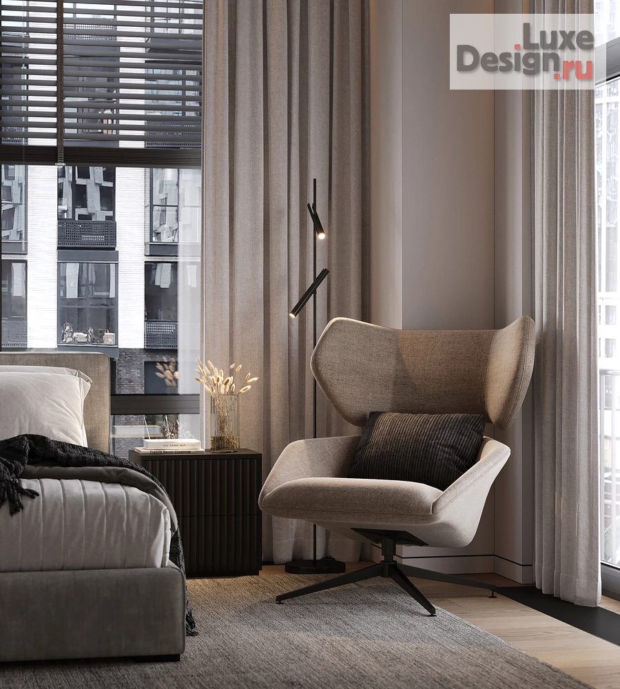 Дизайн интерьера трехкомнатной квартиры "ЖК Событие, 104м.кв." (фото 4)