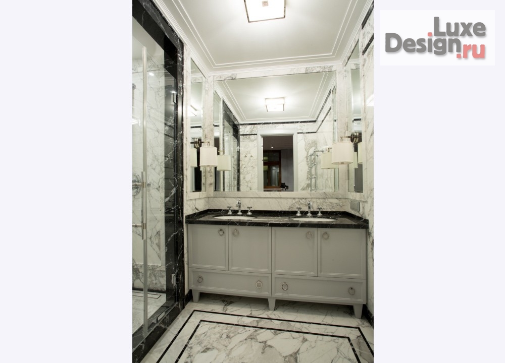 Дизайн интерьера апартаментов "Moscow Apartament 200м2" (фото 7)