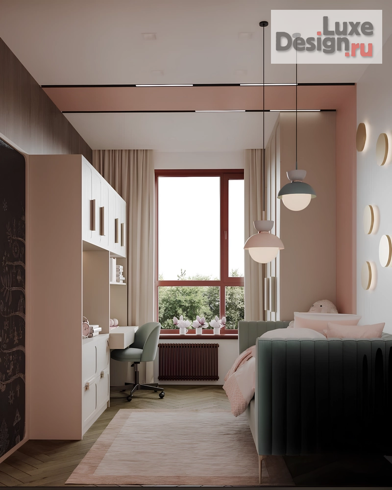 Дизайн интерьера двухкомнатной квартиры "ЖК Огни-1" (фото 7)