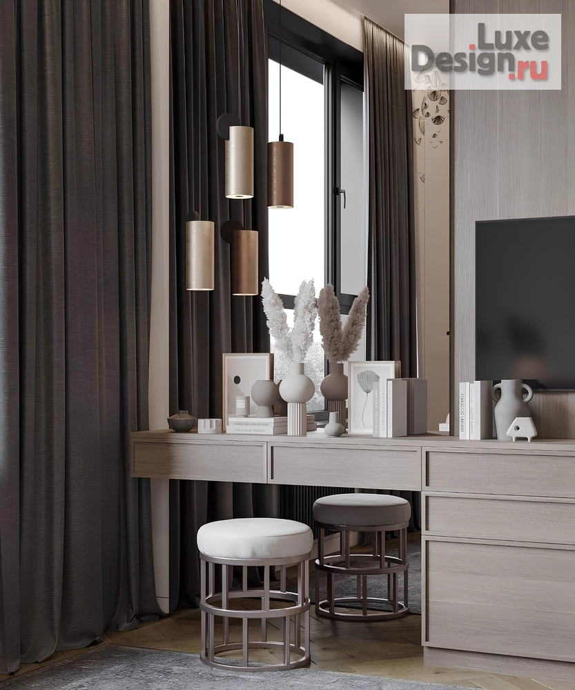 Дизайн интерьера двухкомнатной квартиры "ЖК Огни-1" (фото 5)
