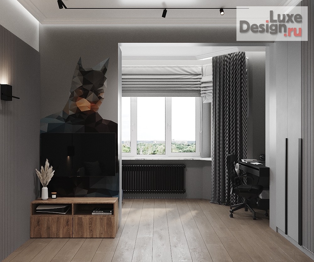 Дизайн интерьера четырехкомнатной квартиры "Квартира в Куркино" (фото 15)