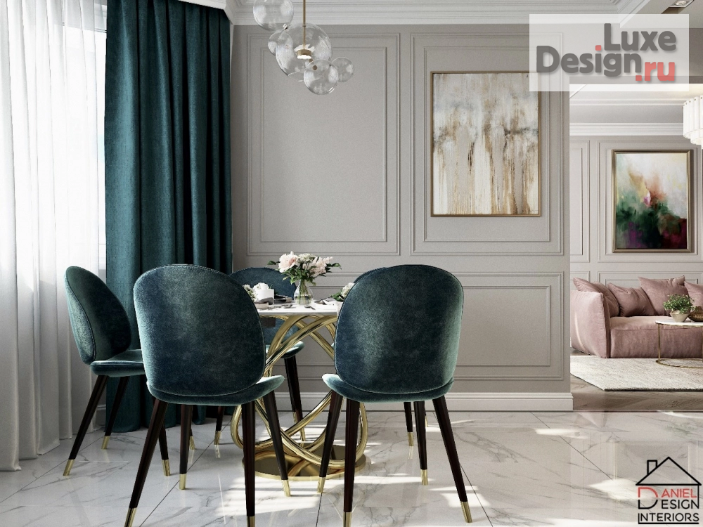 Дизайн интерьера трехкомнатной квартиры "Преображение Квартиры серии П44-Т " (фото 14)