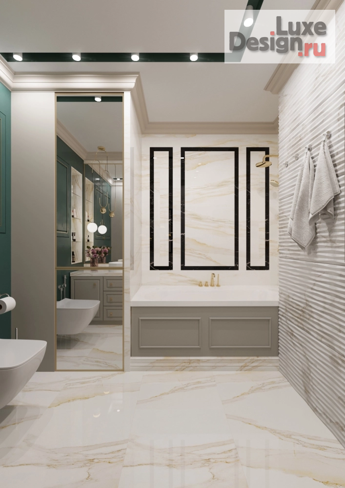 Дизайн интерьера трехкомнатной квартиры "Преображение Квартиры серии П44-Т " (фото 11)