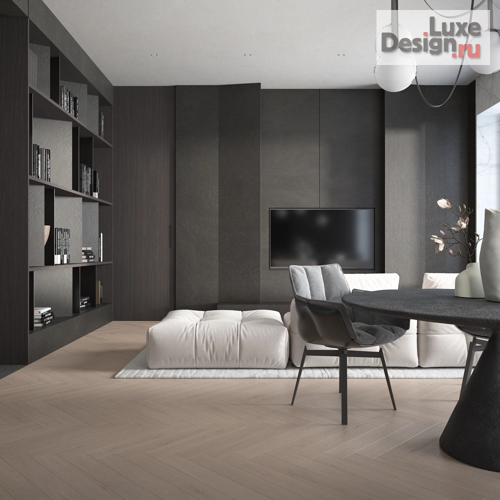 Дизайн интерьера двухкомнатной квартиры "Титул" (фото 5)