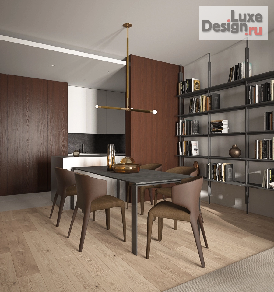 Дизайн интерьера четырехкомнатной квартиры "Делагарди" (фото 7) от дизайнера Нана Кобахидзе Дизайн интерьера четырехкомнатной квартиры "Делагарди" (фото 7)