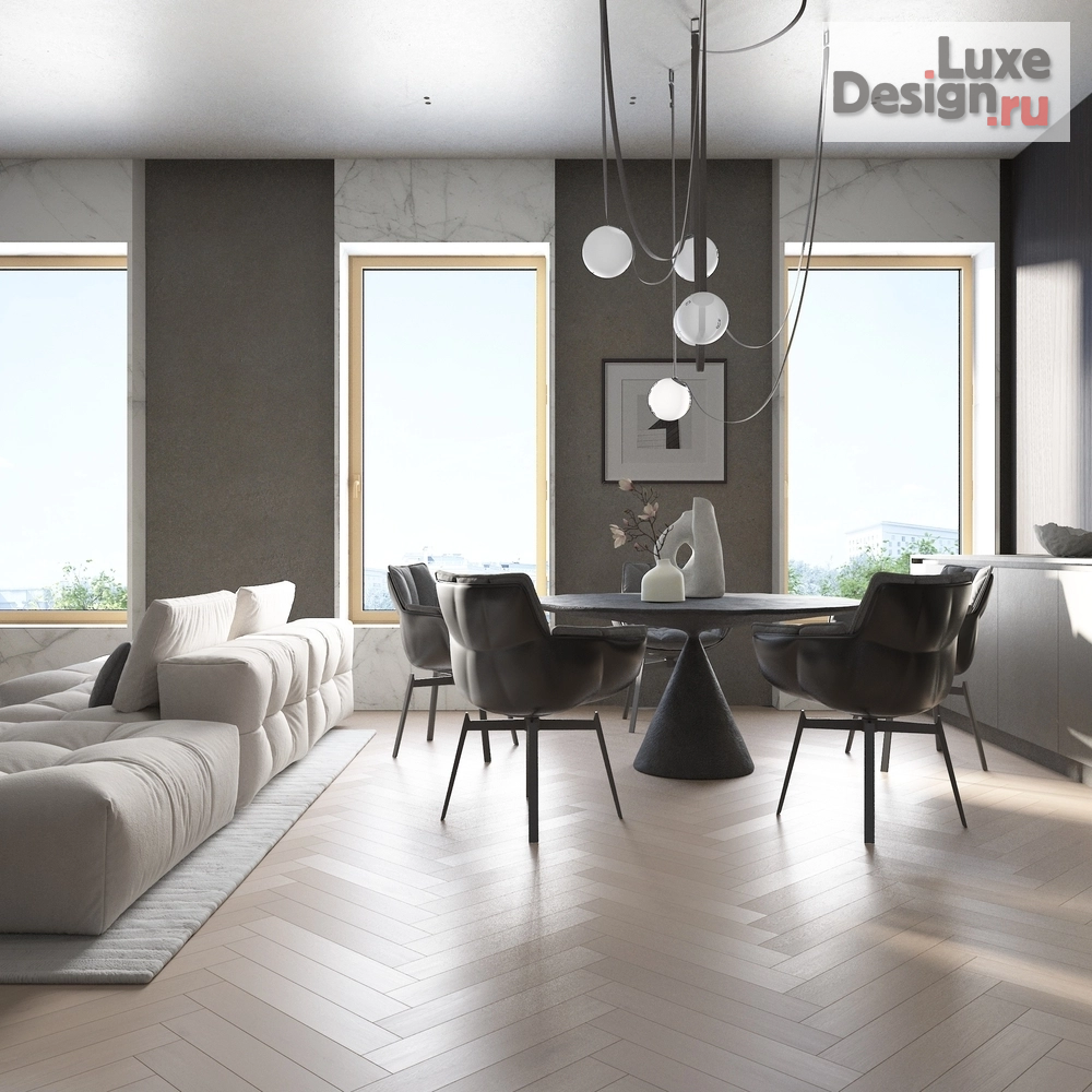 Дизайн интерьера двухкомнатной квартиры "Титул" (фото 6)