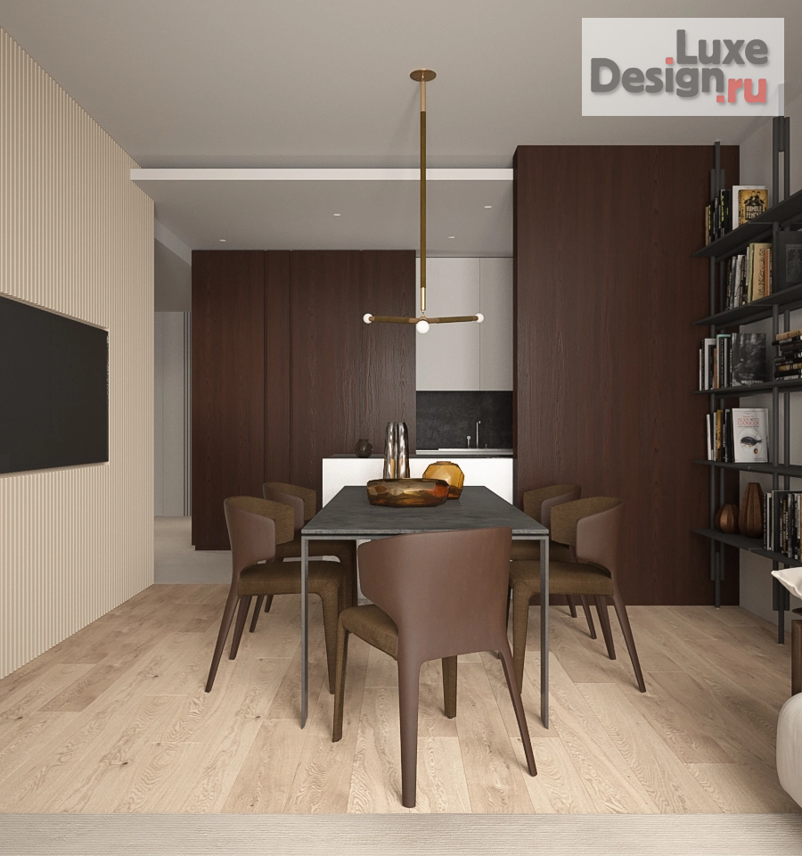 Дизайн интерьера четырехкомнатной квартиры "Делагарди" (фото 8) от дизайнера Нана Кобахидзе Дизайн интерьера четырехкомнатной квартиры "Делагарди" (фото 8)