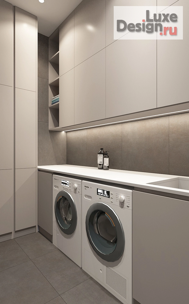 Дизайн интерьера трехкомнатной квартиры "Ордынка" (фото 20)