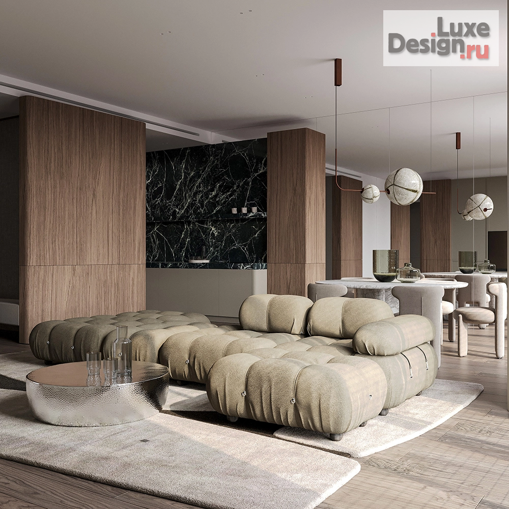 Дизайн интерьера трехкомнатной квартиры "Prime Park" (фото 4)