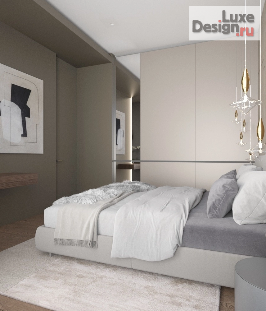 Дизайн интерьера трехкомнатной квартиры "Ордынка" (фото 18)