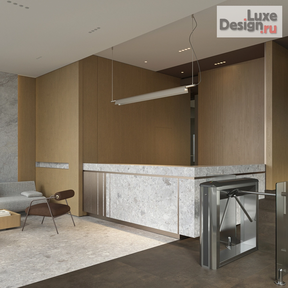 Дизайн интерьера офиса "Якорная" (фото 2)