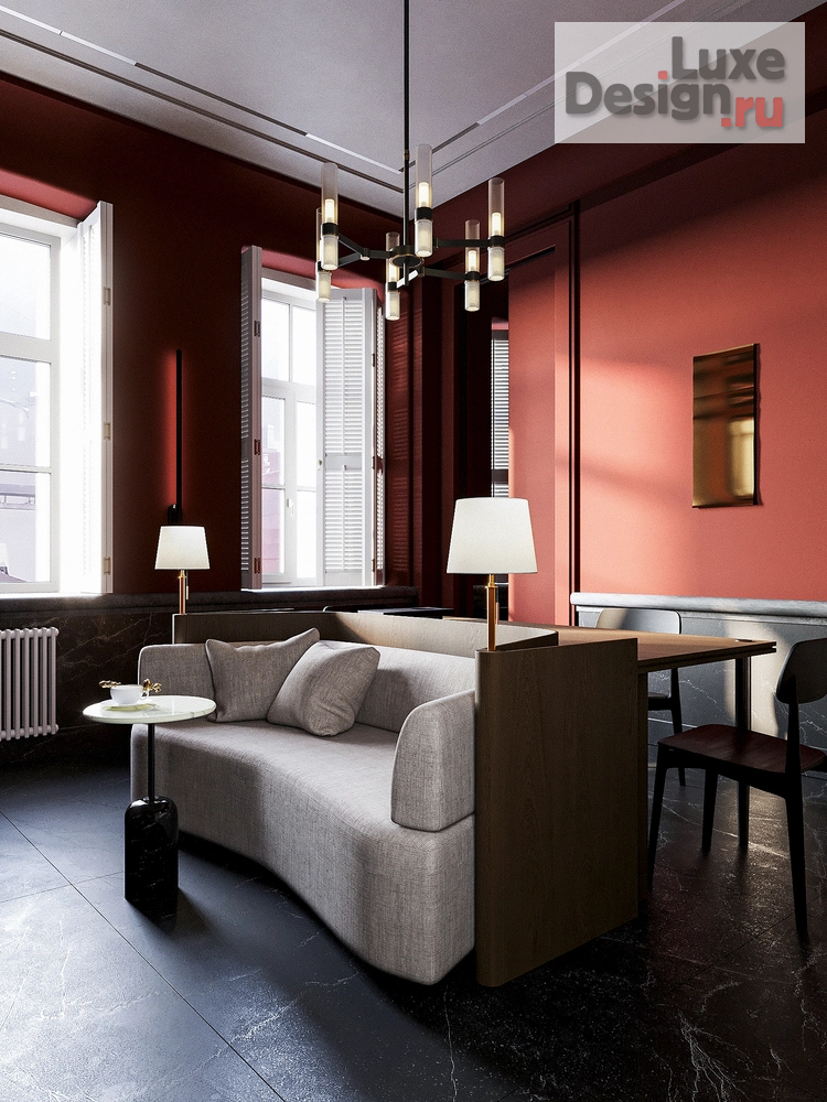 Дизайн интерьера двухкомнатной квартиры "Пестеля" (фото 1)