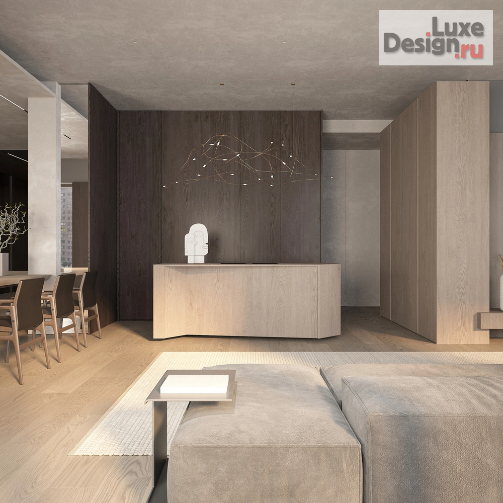 Дизайн интерьера четырехкомнатной квартиры "Вишневый сад" (фото 4)