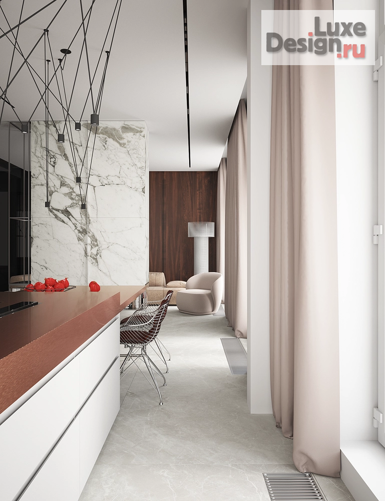 Дизайн интерьера двухкомнатной квартиры "Мендельсон" (фото 5)
