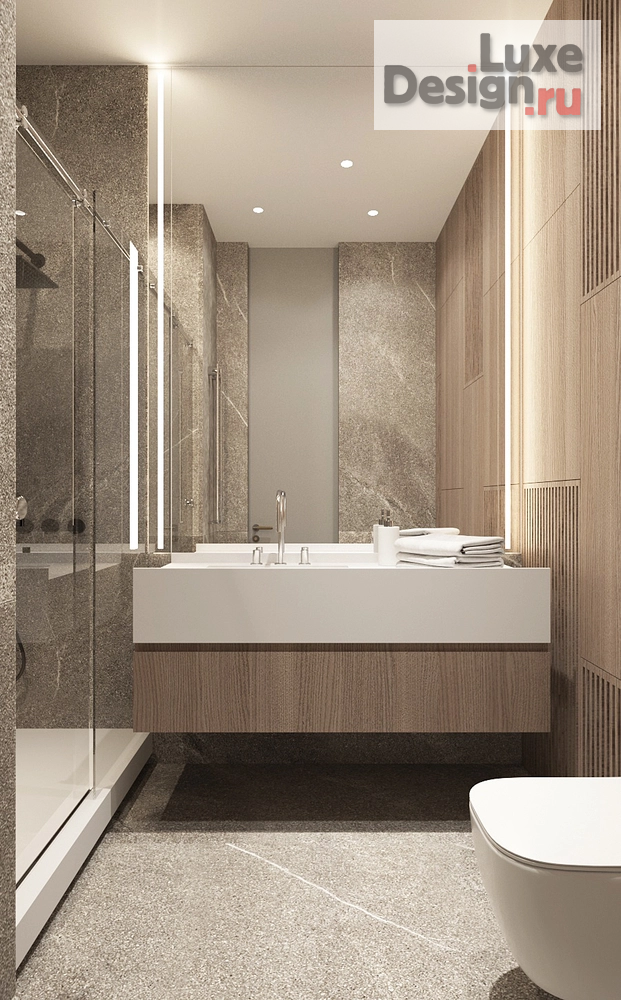 Дизайн интерьера трехкомнатной квартиры "Ордынка" (фото 6)