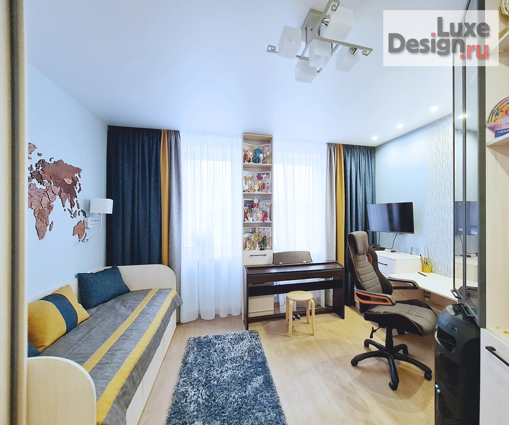 Дизайн интерьера трехкомнатной квартиры "Трехкомнатная квартира 80 кв.м." (фото 9)