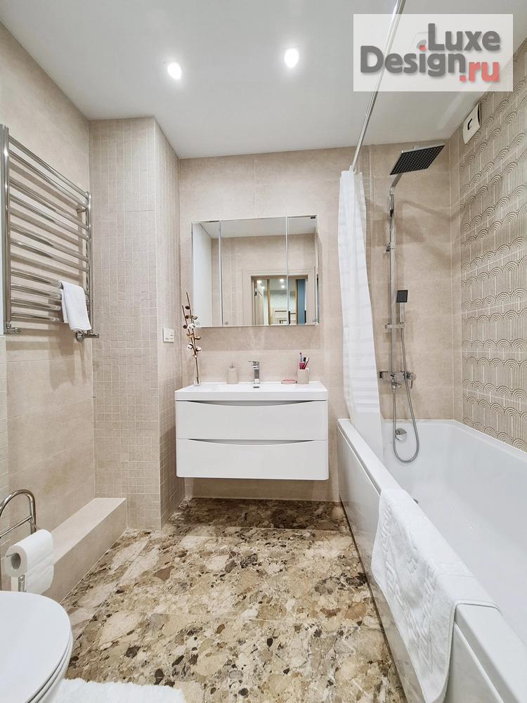 Дизайн интерьера трехкомнатной квартиры "Трехкомнатная квартира 80 кв.м." (фото 12)