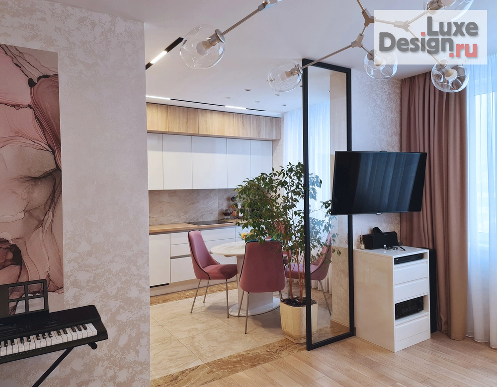 Дизайн интерьера трехкомнатной квартиры "Трехкомнатная квартира 85 кв.м." (фото 5)