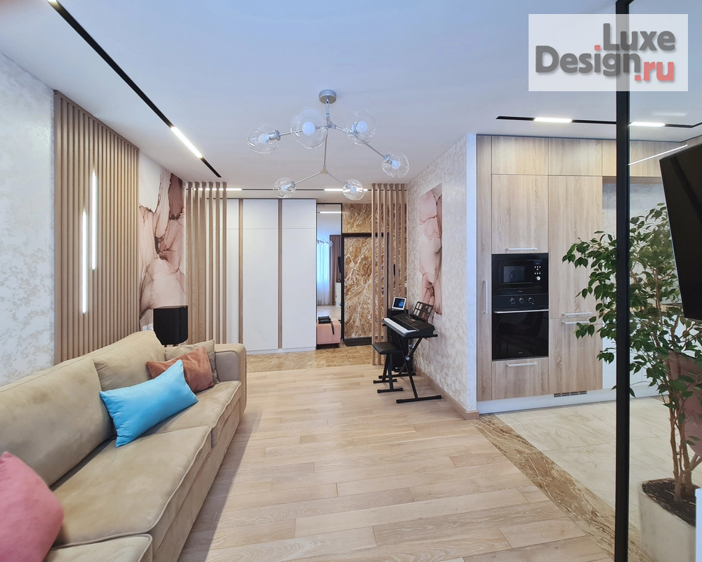 Дизайн интерьера трехкомнатной квартиры "Трехкомнатная квартира 85 кв.м." (фото 10)