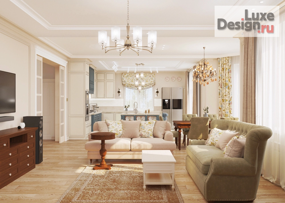 Дизайн интерьера загородного дома "Дом 200 кв.м. в Московской области" (фото 12)