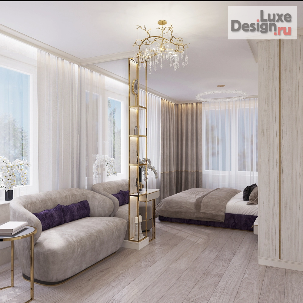 Дизайн интерьера трехкомнатной квартиры "Трехкомнатная квартира 110 кв.м." (фото 19)