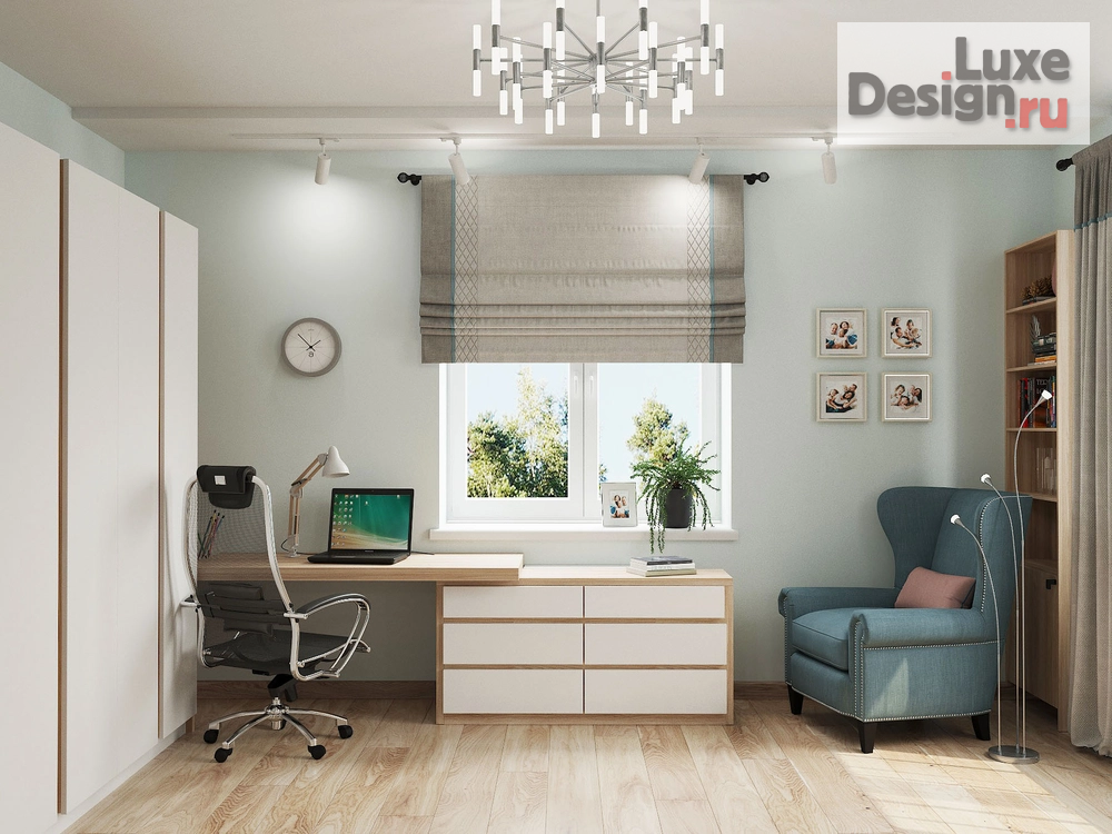 Дизайн интерьера комнаты "Дом в Московской области" (фото 4)