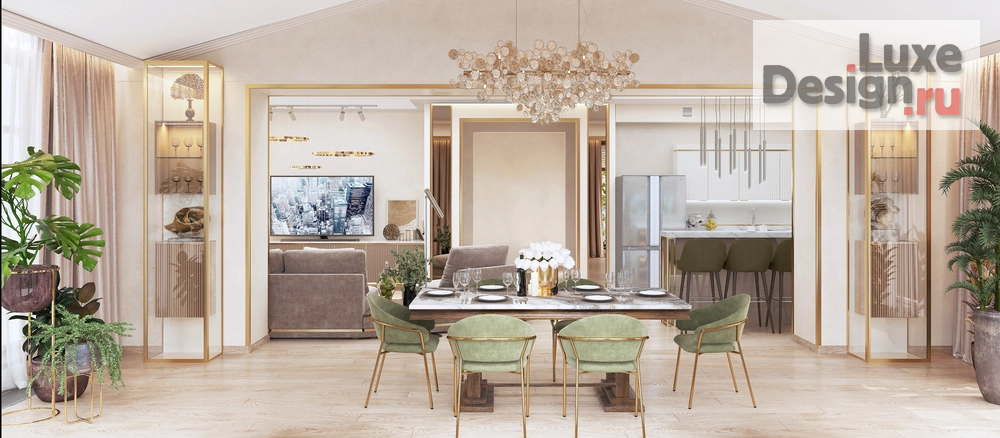 Дизайн интерьера частного дома "Двухэтажный дом 250 кв.м." (фото 3)