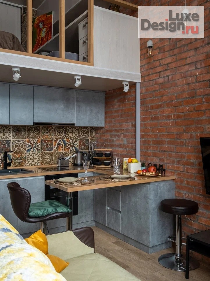 Дизайн интерьера апартаментов "Двухуровневая квартира в стиле Лофт" (фото 1)