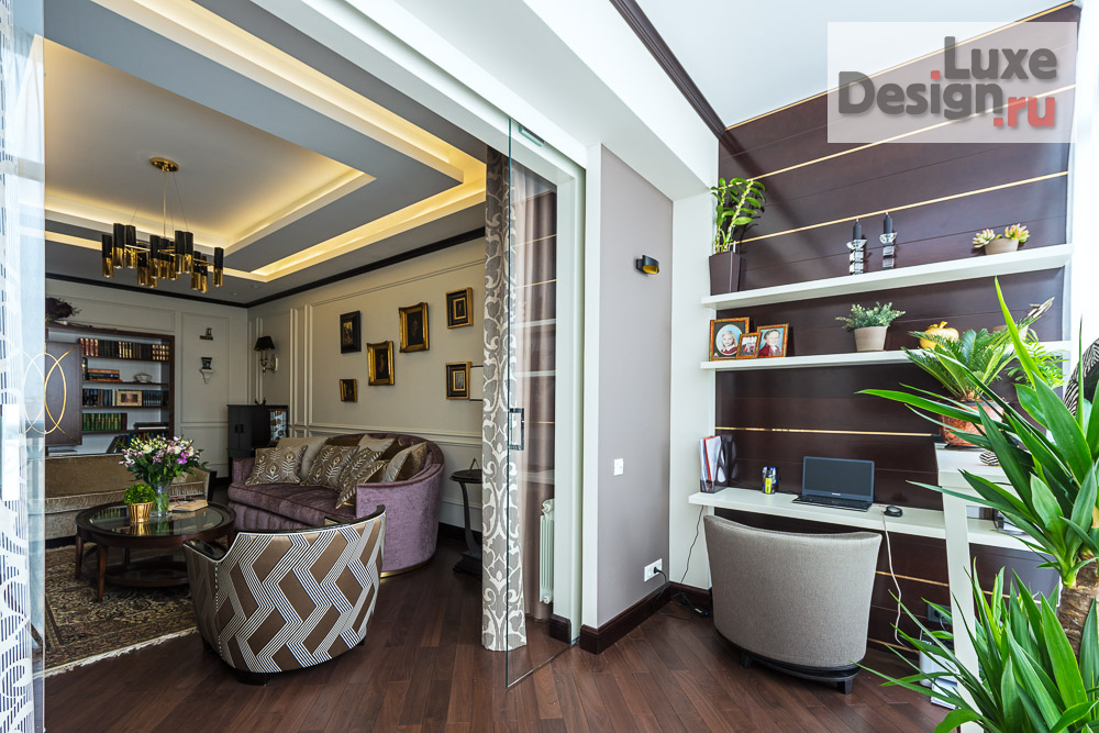 Дизайн интерьера квартиры "Реализованный дизайн-проект квартиры в ЖК "Английский квартал"" (фото 6)