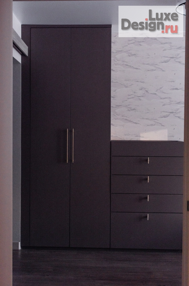 Дизайн интерьера трехкомнатной квартиры "ЖК Лесопарковая" (фото 2)