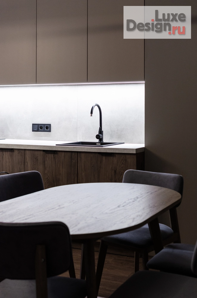 Дизайн интерьера трехкомнатной квартиры "ЖК Лесопарковая" (фото 10)