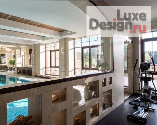 Дизайн интерьера сауны "Частный бассейн в загородном доме" (фото 8)
