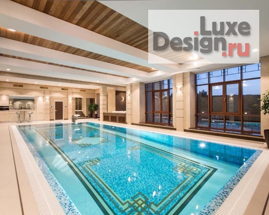 Дизайн интерьера сауны "Частный бассейн в загородном доме" (фото 9)