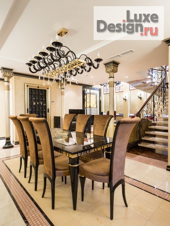 Дизайн интерьера квартиры "Двухуровневая квартира с камином" (фото 6)